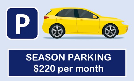 Season Parking at KINEX