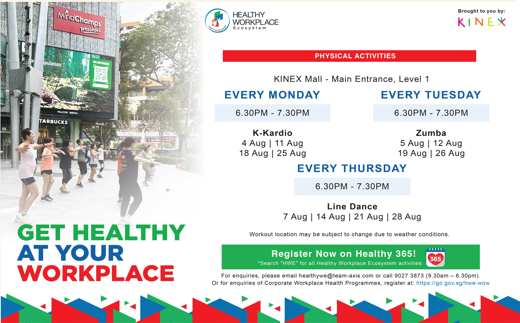GET HEALTHY AT YOUR WORKPLACE